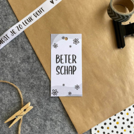 Cadeaulabel: Beterschap