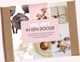 Kadodoosje wenskaarten: Veel liefs