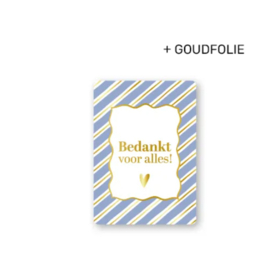 Bedankt