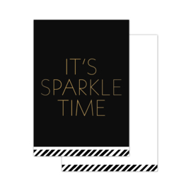 Kleine cadeaukaart: It's sparkle time