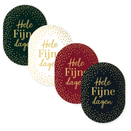 Stickerset: Hele fijne dagen (4 varianten)