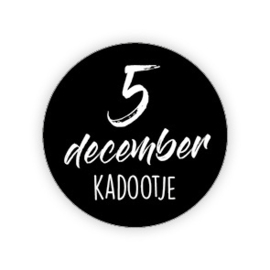 Sticker: 5 december kadootje