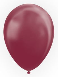 Metallic burgundy ballonnen