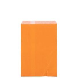 Cadeauzakje 15 x 22cm: Oranje (kraft)