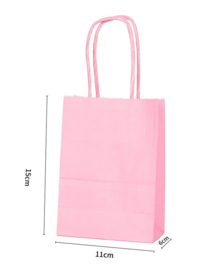 Cadeautas XXS: Lichtroze