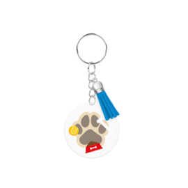 Acryl sleutelhanger: Hond