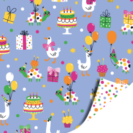 Cadeaupapier: Party time (1 meter)