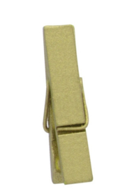 Houten knijper: Goudkleurig