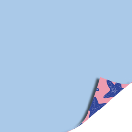 Cadeaupapier: Sea Stars (2m bij 70cm)