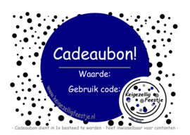 Digitale Cadeaubon Keigezellig Feestje!