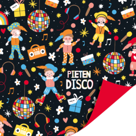 Cadeaupapier: Pieten disco (1 meter)