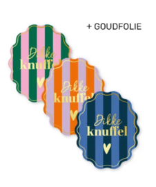 Stickerset: Dikke knuffel (3 varianten)