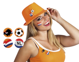 Set van 4 buttons Nederland