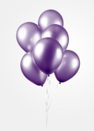 Metallic purple ballonnen