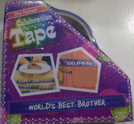 Afzetlint / Funtape 25 meter:  World's best brother