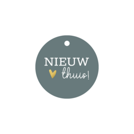 Cadeaulabel: Nieuw thuis!