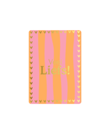 Cadeaukaart A7: Veel liefs + hartjes