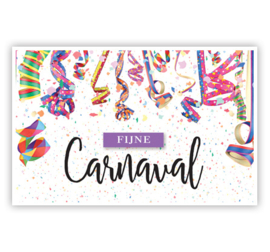 Wenskaart: Fijne Carnaval