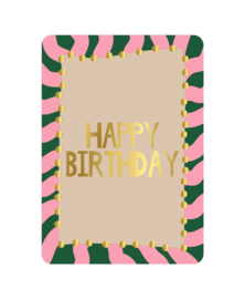 Ansichtkaart: Happy Birthday