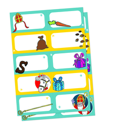 Stickervellen: Sinterklaas