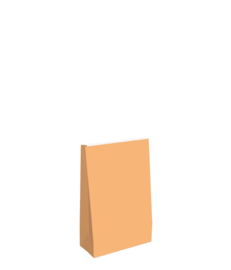 Kraft papieren zak S: Peach