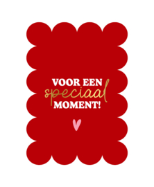 Ansichtkaart bubble: Voor een speciaal moment
