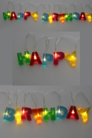 Licht Letterslinger: Happy Birthday