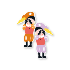 Cadeaulabel: Piet (dubbelzijdig)