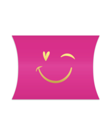 Gondeldoosje: Smiley uni Roze