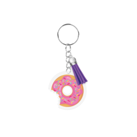 Acryl sleutelhanger: Donut