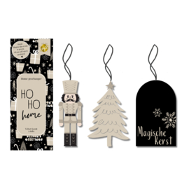 Geurhanger:  Ho Ho Home (set van 3)