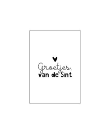 Kleine cadeaukaart: Groetjes van de Sint