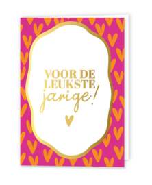 Wenskaart: Voor de leukste jarige