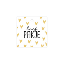 Cadeaulabel:  Lief pakje