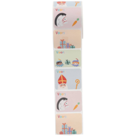 Naamstickers: Welkom Sint & Pieten