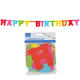 Folat letterslinger Happy Birthday