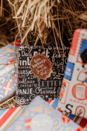 Stickerset: Een kadootje van Sint & Piet! (3 varianten)