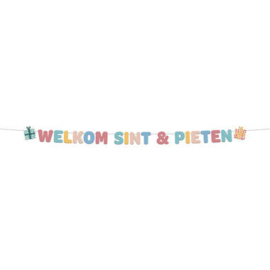 Letterslinger Sinterklaas: Welkom Sint & Pieten