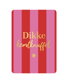 Ansichtkaart  : Dikke kerstknuffel (2025)