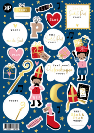 A5 stickervel:  Sinterklaas Pieten Party '24