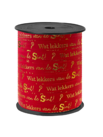 Lint: Lekkers van de Sint rood/goud