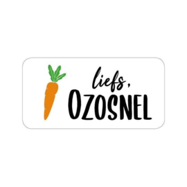 Sticker: Liefs Ozosnel