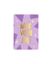Cadeaukaart A7: Kado voor jou