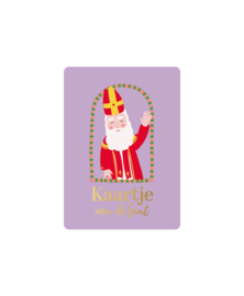 Cadeaukaart  : Kaartje van de Sint