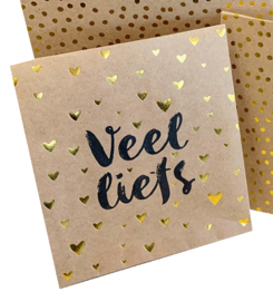 Stevig cadeauzakje:  Veel liefs