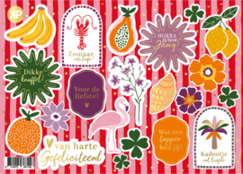 A5 stickervel:  Bohemian Summer