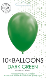 Dark green ballonnen