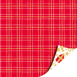 Cadeaupapier: Mijter feest wit (1 meter)
