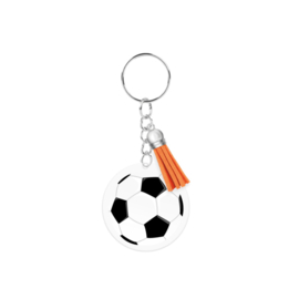 Acryl sleutelhanger: Voetbal