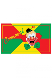 Vlag Carnaval rood-geel-groen